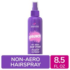 Get waves that wow and curls the pop with Aussie Sprunch Non-Aerosol Hair Spray. It helps define your texture and enhances your hair's twists and twirls. Its medium hold gives your hair definition for 24 hours. Use this hair volume spray to finish your look. This curly hair spray works wonders for curls and waves-and its fresh-citrus scent is wonderful, too. Plus, it's certified PETA Cruelty-Free. Finish your look by holding the bottle 8 to 10 inches away and spraying on dry, styled hair. Set yo Curly Hair Spray, Hair Definition, Volume Spray, Hair Volume Spray, Styled Hair, Hair Set, Hair Volume, Hair Spray, Citrus Scent