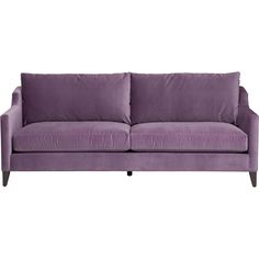 Colette Sofa, Vance Amethyst-Furniture - Sofas-High Fashion Home Lavender Sofa, Plum Sofa, Mid Century Transitional, Purple Sofa, Transitional Contemporary, Eco Friendly Furniture, Custom Sofa, High Fashion Home, Furniture Pieces