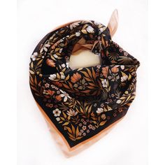 Add extra elegance to any outfit with a lush, 100% silk bandana. These have a luxurious crepe texture, which makes them a matte silk, and keeps them from slipping as much as silk with more sleek of a sheen. Silks measure 20.5”x20.5” This is slightly smaller than a standard adult sized bandana at 22”, but large enough to be worn around the neck or tied comfortably around the head as a headband. By Laura Makes in Winter Park, CO Silk Bandana, Midnight Garden, Bandana Design, Bandana Scarf, Silk Material, Neck Scarves, Bandanas, Silk Scarf, Lush