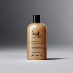 Escape In The Luxurious Lather Of Our Ultra-creamy, Iconic Philosophy Bath & Shower Gel, Upgraded With Our Skin-hugging Moisture Complex For All-day Hydration. 16 Oz. Transport Yourself To A Moment Of Self-care With The Ultra-creamy, Iconic Philosophy Shower Gel, Upgraded With A Skin-hugging Moisture Complex For Intense Hydration That Won’t Be Rinsed Off Yet Doesn’t Leave The Feel Of A Film Or Residue. The Moisture-barrier-respecting Formula Efficiently Cleanses, Soothes, And Comforts Dry Skin, Philosophy Body Wash, Philosophy Shower Gel, Cashmere Vanilla, Philosophy Beauty, Philosophy Fresh Cream, Philosophy Products, Vanilla Body Wash, Dream Wishlist, Gift Wishlist