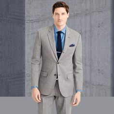 Look swoon worthy in a classic men's #suit! Shop Now Classic Suit, Men's Suit, Fashion Suits, Men’s Suits, Fitted Suit, Men's Suits, Suit Shop, Classic Man, Men Clothing