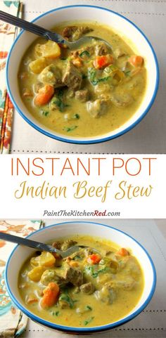 Indian Beef Curry, Instant Pot Indian, Beef Stews, Instant Pot Beef Stew, Tasty Beef Stew, Curry With Coconut Milk, Beef Curry Recipe, Make Coconut Milk, Pot Beef Stew