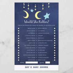 PRINT Twinkle Twinkle Moon Stars Baby Shower Game Editable Blank Moon Stars Baby Shower, Stars Baby Shower, Boy Baby Shower Themes, Rustic Baby, Rustic Baby Shower, Star Baby Showers, Perfect Baby Shower, Cute Games, Baby Shower Game