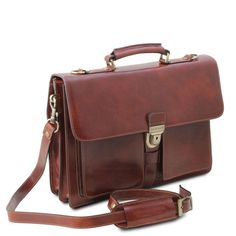 Experience the elegance of a true Italian leather briefcase. Handcrafted with precision by skilled artisans in Tuscany, this briefcase embodies the essence of Italian craftsmanship. Made from 100% full-grain leather, it merges luxury and functionality seamlessly. Ideal for professionals, its semi-rigid structure and three compartments ensure ample space for documents, a laptop, and other essentials. Featuring antique brass or nickel hardware, this italian leather briefcase is built to last. The Timeless Rectangular Briefcase For Business, Formal Rectangular Briefcase With Leather Lining, Elegant Rectangular Case Bags For Business Meetings, Timeless Business Briefcase, Timeless Rectangular Briefcase With Leather Lining, Elegant Rectangular Laptop Bag For Business Meetings, Elegant Satchel Briefcase With Leather Lining, Timeless Rectangular Bag For Business Meetings, Classic Top Handle Business Briefcase