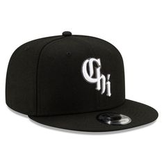 Help your young fan show off their die-hard Chicago White Sox fandom with this 2021 City Connect 9FIFTY Snapback Adjustable Hat. This New Era gear is just what they need to take their Chicago White Sox game day spirit to the next level! It features bold team graphics that will ensure everyone knows where your kiddo's allegiance lies. Six panel construction with eyelets High Crown Brand: New Era Material: 100% Polyester Snapback Imported Officially licensed Flat bill One size fits most Structured Black Hats With Letter Print For Fan Gear, Black Hip Hop Snapback Hat, Black Hats With Letter Print For Fan Merchandise, Black Hip Hop Baseball Cap For Fan Merchandise, Black Hip Hop Baseball Cap For Fans, Black Hip Hop Style Baseball Cap Fan Merchandise, Casual Black Snapback Hat For Fans, Black One Size Fits Most Baseball Cap For Fans, Black Hip Hop Hat For Fan Merchandise