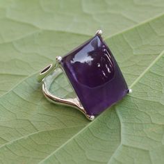 Gemstone - Amethyst Size - 13x18 rectangle Metal - sterling silver Natural purple amethyst ring available in all ring sizes Amethyst strengthens the aura of the wearer and creates your dominance among others The same design also available with many other gemstones please visit my shop to view the complete collection. feel free to contact me for any query regarding my jewelry Each order will be packed in the free handmade jewelry box Formal Purple Rings With Rectangular Stone, Classic Amethyst Ring With Rectangular Stone, Classic Amethyst Ring With Rectangular Stone For Gift, Square Cut Crystal Gemstone Ring Gift, Formal Rectangular Amethyst Ring, Formal Rectangular Purple Amethyst Ring, Formal Purple Amethyst Ring With Rectangular Shape, Rectangular Amethyst Ring For Gift, Rectangular Amethyst Ring For Formal Occasions