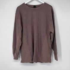 Wild Fable Women's Long Sleeve Thermal Tunic Shirt Dark Taupe Size Small Nwt New With Tag New With Tag Brand: Wild Fable Color: Dark Taupe Size: S Long Sleeve Crewneck Textured Fabric Tunic Length Cotton Blend Machine Washable Sku - 57m231123 Relaxed Fit Long Sleeve Top For Daywear, Brown Relaxed Fit Top For Daywear, Brown Cotton Tops For Daywear, Waffle Shirt, Cropped Crewneck, White Knit Sweater, Dark Taupe, White Long Sleeve Shirt, Tunic Shirt