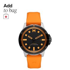 in stock Modern Analog Watches For Outdoor, Modern Everyday Watch With 10atm Water Resistance, Orange Analog Watch With Round Dial, Orange Watches, Color Bands, Black Water, Analog Watch, Laptop Accessories, Silicone Material