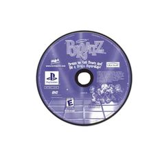 the game boyz disc is shown on a white background and it's purple