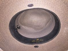 "You are buying an authentic vintage circa 1950s-60s wide brimmed hat purchased in West Virginia over 30 yrs ago and in my private collection ever since. According to the Stratton website, these hats are still in production and range from around $80-$100+ for a new one. I'm not sure if this is a sheriff's hat or a trooper's hat. Here is a link to the website..you be the judge: https://www.strattonhats.com/hats It's about a size 7-7 1/4 and is slightly snug on my average sized head. It has a brim Vintage Brown Fedora Panama Hat, Vintage Brown Wide Brim Panama Hat, Vintage Brown Brimmed Panama Hat, Vintage Brown Wide Brim Sun Hat, Vintage Brown Sun Hat With Flat Brim, Vintage Brown Flat Brim Sun Hat, Vintage Panama Hat With Curved Brim, Vintage Brown Fedora Sun Hat, Vintage Adjustable Panama Hat