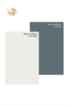 the front and back side of a white brochure