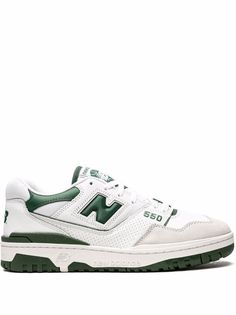 New Balance 550 low-top Sneakers - Farfetch Nb Sneakers, New Balance 550 White, Green New Balance, Sneaker New Balance, Green Sneakers, High Sneakers, New Balance Sneakers, Swag Shoes, Trending Sneakers