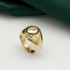 Product:-Ring Material:- Brass Size:- All size available Gold Sun Symbol ring, Sun Signet Ring, Boho Ring, Meditation Gold ring, Yoga Ring, Men's signet ring, Sun walker Chunky Ring, Gift for Him ❥ Customers' satisfaction is our biggest priority, please contact us with any questions/queries for future or existing orders, and we will do our best to make sure you are happy with your order. ❥Please make sure to add the correct address during checkout. You can return your purchased item within 15 days after successful delivery. We offer a 100% "Money Back Guarantee" if you are not satisfied with your purchase. ❥If you are not satisfied with your purchased items then contact with us first before leaving negative or neutral feedback or opening disputes. We believe in solving the issues. Yoga Ring, Sun Symbol, Meditation Ring, Signet Ring Men, Chunky Ring, Gold Sun, Meditation Rings, Chunky Rings, Ring Boho