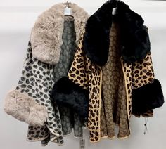 Women's Made In Italy Faux Fur Knit Leopard Cape. Faux Fur Collar & Sleeve. Loose Fit, Cosy, Perfect Winter Cape Leopard Coat One Size UK 10-24. Free UK Delivery. Winter Cape Outerwear With Faux Fur Trim, Winter Leopard Print Outerwear With Faux Fur Trim, Leopard Print Fur Coat, Winter Cape, Luxury Leopard Print Fur Coat With Faux Fur Trim, Poncho Coat, Luxury Leopard Print Women's Fur Coat, Leopard Coat, Faux Fur Collar