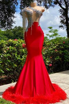 We could custom made 70+ colors & all sizes, if you do not not find the color name listed, pls leave message on special instructions to note the exact color you need. Also custom size is available, if you need your dress customized, pls... Red Long Sleeve Prom Dress, Long Sleeve Prom Dress Mermaid, Prom Dress One Shoulder, Red Mermaid Prom Dress, Red Mermaid, One Shoulder Prom Dress, Mermaid Prom Dress, Long Sleeve Prom, Dress One Shoulder