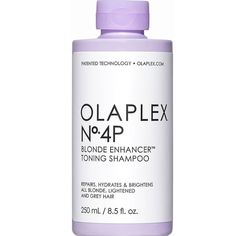 Olaplex Blonde Enhancer Purple Toning Shampoo 8.5 Fl Oz Repairs Hydrates Brightens | Blonde, Lightened, Grey Unscented Sulfate Free Paraben Free Formaldehyde Free Olaplex Purple Shampoo, Olaplex Blonde, Toning Shampoo, Birthday Hair, Purple Shampoo, Sulfate Free, Grey Hair, Hair Shampoo, Paraben Free