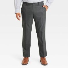 Standard-Fit Suit Pants Lightweight Fabric With Added Spandex Fly Button And Zipper Closure Side And Jetted Pockets Full Length Recycled Polyester For A Sharp Look You Can Take Anywhere From Business Meetings To Weddings, These Standard-Fit Suit Pants From Goodfellow & Co Will Be Your Go-To Pick. The Standard-Fit Pants Are Made From Lightweight Fabric With Added Spandex To Take You Through Your Day And Night In Effortless Comfort. The Mid-Rise Pants Come With Fly Button And Zipper Closure For Se Stretch Straight Pants With Button Closure, Stretch Straight Dress Pants With Button Closure, Fitted Dress Pants With Button Closure, Fitted Ankle-length Pants With Button Closure, Slim Fit Trousers With Button Closure, Tailored Dress Pants With Button Closure, Stretch Pants With Button Closure For Business Casual, Business Casual Full Length Dress Pants With Button Closure, Stretch Dress Pants With Button Closure For Workwear