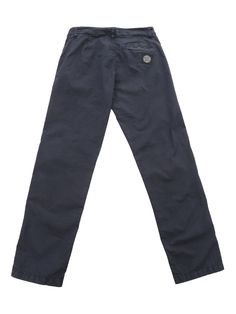 Blue stretch cotton straight leg trousers for children with welt pockets, rear logo plate.Composition: 97% COTTON 3% ELASTANE Stone Island Kids, Stone Island Junior, Barbour Steve Mcqueen, Boys Bottoms, Kenzo Kids, Saint Laurent Shoes, Steve Mcqueen, Kids Pants, Straight Leg Trousers