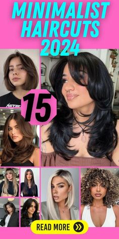 Hair Cuts For Women 2024, Latest Haircut For Women, Hairstyles 2024 Trends Women, Minimalist Haircut, Minimalist Hairstyle, Boho Hairstyles For Long Hair, Straight Haircuts, Celebrity Hair Trends, Short Pixie Cuts