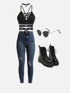 Teal And Black Outfits, Basic Emo Outfits, Goth Outfits Polyvore, Raven Inspired Outfits, 26 Year Old Fashion Outfits, Badass Outfits For Women, Modern Emo Outfits, Goth Outfits Women, Everyday Goth Outfits