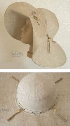 Beige Linen Hat Women's Wide-brimmed Hat Linen Beach | Etsy Womens Wide Brim Hats, Beige Hat, Travel Hat, Summer Hats For Women, Summer Sun Hat, Sun Hats For Women, Handmade Hat, Beach Hat, Beach Accessories