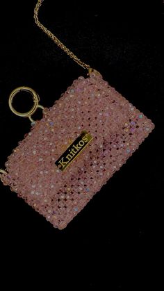 KNITKOS BAG
Crystal pink bag, Bead LUXURY  bag, Pink mini purse , beaded clutch , crossbody bag, Crystal Bead Bag,pink shoulders bag, Women handbags bag

Measurements
* Height : 6.5 cm
* Depth : 3.5 cm
* Width : 11 cm
* Strap length (min) : 120 cm
* Strap length (max) : 120 cm
* Shoulder strap drop : 58 cm


Bags are 100% handmade.This size making it perfect to hold your keys, cards, money and smartphones.
I hope you collect great memories with this bag.

SHIPPING (time 14-20 days) also you can choose EXPRESS shipping (7-14 days)

SHIPPING
- This clutch is made and ready to ship
- Ships worldwide from Kiev,Ukraine
- Processing time prior to shipping is 1-3days
- Free shipping
Feel free to contact me for any question, by hitting the «Message the seller» button at the end of this page Pink Mini Purse, Crystal Bead Bag, Bead Bag, Pink Shoulder Bag, Women's Bags By Shape, Crystal Bags, Kiev Ukraine, Women's Bags By Style, Diy Tote Bag