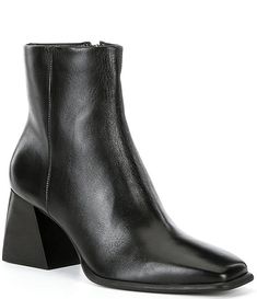 GB Holy-Grail Leather Block Heel Booties | Dillard's High Ankle Boots With Heel Pull Tab, Ankle-high Boots With Heel Pull Tab For Formal Occasions, Almond Toe Boots With Padded Ankle For Work, Formal Ankle Boots With Reinforced Heel, Formal Boots With Heel Pull Tab And Square Toe, Formal Square Toe Boots With Heel Pull Tab, Ankle Heeled Boots With Padded Ankle, Formal Ankle-high Boots With Reinforced Heel, Formal Winter Boots With Padded Heel