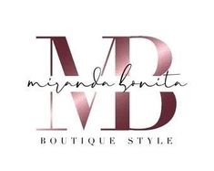 the logo for mr and b boutique style, which has been designed to look like it is