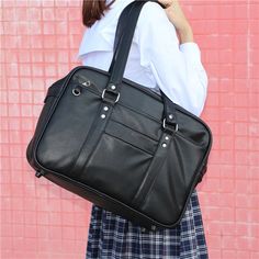 ❤Leather Zip Square Boston Bag❤




unit (cm)
 Vertical 29
 width 40
 Gusset 12 Japanese Student, Types Of Bags, Anime Uniform, Jk Uniform, Japanese Bag, Womens Handbags, Handbag Women, Pretty Bags, Luggage Bag