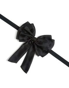 Final sale    organza bow ribbon can be worn as a belt hair accessory or necklace.    - airy organza bow  - long ribbon  - versatile styling  - can be worn around the neck wrist waist & hair  - size: os Organza Bow, Rose Lily, Bow Ribbon, Black Tank Dress, Neon Purple, Ribbon Tie, Headbands For Women, Cynthia Rowley, Headband Hairstyles