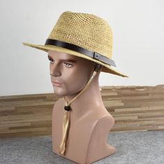 This Raffia Straw Panama Hat is a stylish and durable addition to any wardrobe. Made from pliable raffia straw, this hat is designed with comfort and fashion in mind. The S M L XL sizing ensures that it is adjustable and suitable for everyone. Casual Paper Straw Boater Hat, Casual Woven Straw Hat With Short Brim, Casual Paper Straw Fedora With Short Brim, Casual Woven Straw Panama Hat, Casual Curved Brim Sun Hat, Casual Paper Straw Sun Hat With Curved Brim, Casual Straw Sun Hat With Short Brim, Casual Woven Brimmed Panama Hat, Casual Wide Brim Boater Hat In Paper Straw