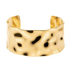 Diana Hammered Cuff Bracelet - Nanda Jewelry Top Jewelry Trends, Layered Bangles, Hammered Cuff Bracelet, Big Jewelry, Hot Jewelry, Sparkly Earrings, Gold Bracelet Cuff, Gold Cuffs, Jewelry Trends