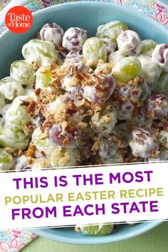 this is the most popular easter recipe from each state on taste of home's website