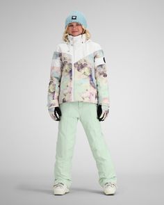 Taja Print Jacket – Obermeyer Luxury Nylon Quilted Jacket For Outdoor Activities, Luxury Quilted Jacket For Outdoor Activities, Multicolor Graphic Print Outerwear For Outdoor, Casual Multicolor Skiing Outerwear, Colorful Ski Jacket, Gift Guide Women, My Moon And Stars, Warm Interior, Suits And Jackets