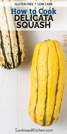 how to cook delicata squash