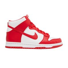 New In Box These Are Big Kids 4.5 Youth Size Which Is Equivalent To Women’s Size 6 Red High Tops, Air Forces, Nike Dunk High, Dunk High, High Sneakers, Red Nike, Nike Dunk Low, Nike Cortez Sneaker, Nike Dunk