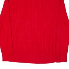 Item is in good used condition. >Size: 2XL >Armpit To Armpit: 20" >Armpit To Cuff: 19" >Collar To Hem: 29" Red Long Sleeve Polo Sweater For Winter, Casual Red Polo Sweater For Winter, Classic Red Sweater With Ribbed Collar, Red Cable Knit Crew Neck Top, Red Cable Knit Tops, Red Cable Knit Crew Neck Sweater, Tommy Hilfiger Jumper, Wholesale Shoes, Beauty Bag