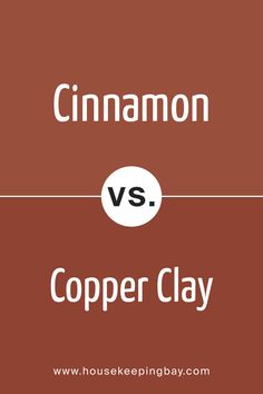 Cinnamon 2174-20 vs. BM 2172-10 Copper Clay Rust Red Paint Color, Benjamin Moore Rust Paint Colors, Rust Brown Paint Color, Benjamin Moore Cinnamon Paint Colors, Copper Mountain Paint Color, Copper Paint Colors, Red Paint Colors, Tropical Orange, Contemporary Design Style