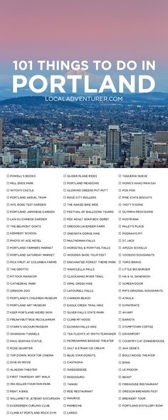 the top ten things to do in portland