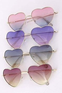 Flirty Fashion, Wire Frame Sunglasses, Types Of Sunglasses, Mode Kawaii, Shaped Sunglasses