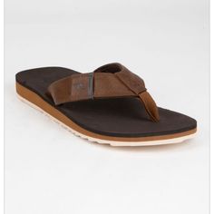 Rip Curl P-Low 2 Men’s Sandals Brand New Never Used With Tag Brown Summer Flip Flops With Cushioned Footbed, Brown Cushioned Summer Flip Flops, Summer Brown Flip Flops With Textured Footbed, Sandals Brands, Rip Curl, Flip Flop Sandals, Flip Flops, Shoes Sandals, Men's Shoes