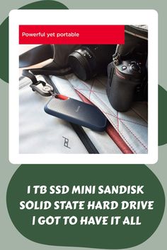 an advertisement for the sandisk solid state hard drive i got to have it all