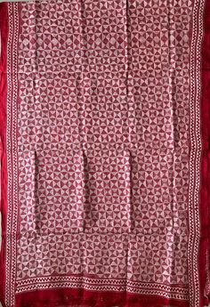 Red crafted Hand Embroidered Kantha Stitch Silk Dupatta | Semi Tussar Silk Dupatta | Silk Shawls for Weddings | Kantha Dupatta Heavy work full length kantha stitch silk dupatta for parties and weddings All photographs are of original products, exclusive single pieces are available only. LENGTH 2.5 MTR WIDTH 36 INCH full work all over PLEASE DRY CLEAN ONLY. SLIGHT DIFFERENCE IN SHADE MIGHT APPEAR DUE TO CAMERA & DAY LIGHTS. PLEASE CHERISH THE LITTLE IMPERFECTIONS, CREATED BY OUR TEAM WITH LOVE" Traditional Red Silk Thread Sets, Embroidered Red Tussar Silk Blouse Piece, Red Embroidered Tussar Silk Blouse Piece, Red Silk Thread Traditional Wear For Navratri, Red Tussar Silk Saree With Resham Embroidery, Red Traditional Wear With Dupatta In Silk Thread, Red Silk Navratri Traditional Wear, Red Traditional Wear With Dupatta In Silk, Red Traditional Wear With Dupatta