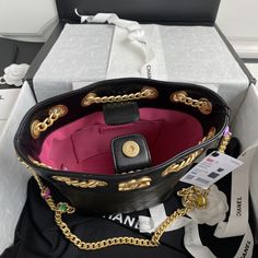 SHOP MORE LUXURY PRODUCTS HERE Description Chanel Drawstring Black Bag For Women 19cm/7.5in Size: 19 ÃƒÂ¯Ã‚Â¿Ã‚Â½ÃƒÂ¯Ã‚Â¿Ã‚Â½ÃƒÂ¯Ã‚Â¿Ã‚Â½ÃƒÂ¯Ã‚Â¿Ã‚Â½ÃƒÂ¯Ã‚Â¿Ã‚Â½ 23.5 x 9.5 cm / 7.5 x 9.2 ÃƒÂ¯Ã‚Â¿Ã‚Â½ÃƒÂ¯Ã‚Â¿Ã‚Â½ÃƒÂ¯Ã‚Â¿Ã‚Â½ÃƒÂ¯Ã‚Â¿Ã‚Â½ÃƒÂ¯Ã‚Â¿Ã‚Â½ 3.5 in Golden CC logoGold chainBlack Includes dust bag.This product is of the premium quality. Dior Shirt, Louis Vuitton Shirt, Chanel Shirt, Gucci Gg Marmont, Reversible Belt, Luxury Products, Loafer Mules, Mule Sandals, Belt Accessories