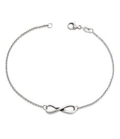 Celebrate your unending love with this contemporary bracelet. Pair it with the Petite Infinity Necklace for a meaningful matching set.sterling silverlobster closuresmall approx. 6.5"medium approx. 7"large approx. 7.5"Made in USA. James Avery Necklace, Unending Love, Silver Infinity Bracelets, Sterling Silver Jewelry Bracelets, Contemporary Bracelets, Ankle Jewelry, Women's Bracelets, Wire Work Jewelry, James Avery