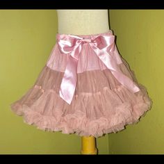 This Skirt Is So Fun! Full Of Ruffles, Made Of A Very Soft Chiffon. Two Layers Of Ruffles. Smart Elastic With Button To Adjust Waist Size. Ribbon Belt As Decoration. Fits 3-5 Years Old Child. Vintage Rose 3-4t Hot Pink 5t Hot Pink 7 New Without Tags Cute Ruffled Skirt For School, Cute Pink Skirt For School, Cute Pink School Skirt, Fitted Pink Skirt For Dress-up Occasions, Cute Purple Party Skirt, Ribbon Belt, Vintage Rose, Tutu Skirt, Vintage Roses