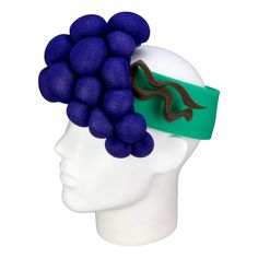 This Grapes Headband will definitely make you stand out at your next Party, Hora Loca, Wedding, Corporate Event, Birthday, Quinceanera, or Halloween Party! It can be used as a wedding hats, top hats, photo booth props, or a party favor. Adjustable Costume Hats For Themed Events, Adjustable Novelty Hats For Carnival, Adjustable Novelty Hat For Carnival, Novelty Adjustable Hat For Carnival, Novelty Party Costume Hats And Headpieces, Fun Costume Hats For Carnival And Themed Events, Novelty Costume Hats And Headpieces For Parties, Fun Adjustable Costume Hats And Headpieces For Themed Events, Themed Party Headband Costume Hats