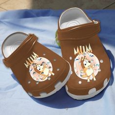 Playful Slip-on Clogs For Spring, Fun Closed Toe Clogs For The Beach, Fun Closed Toe Beach Clogs, Cute Closed Toe Beach Clogs, Cute Slip-on Clogs For Beach, Playful Closed Toe Spring Clogs, Playful Closed Toe Clogs For Spring, Casual Round Toe Sandals Gift, Casual Round Toe Sandals For Gifts