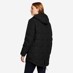 Women's Frostine Down Parka | Eddie Bauer Down Parka, Knit Cuff, Eddie Bauer, 100 Years, Front Zipper, Parka, Color Options, Winter Jackets, How To Wear