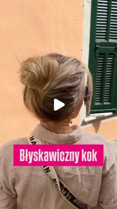 Anna Szymańska on Instagram: "Remiks z @houseofbonzi👋😁.

Czeka Cię koncertowy weekend?
Zobacz pomysł na błyskawicznego koka.

Uwielbiam efektowne fryzury, które można wykonać w kilka minut. A Ty?

➡️Zapisz sobie i korzystaj!

Szybka fryzura, fryzura w kilka minut, błyskawiczny kok, fryzura na koncert, jak szybko zrobić koka, fryzjer Olsztyn, luźny kok.

#kok #szybkafryzura #szybkikok #fryzurawieczorowa #fryzuradamska #upięciewłosów #fryzjerolsztyn #fryzuranaimprezę" Easy Bun Short Hair Simple, Bun Hacks, Hair Jokes, Cute Tutorial, The Kid Laroi, Kid Laroi, Beautiful Buns, Easy Bun Hairstyles, Hair Tutorials Easy